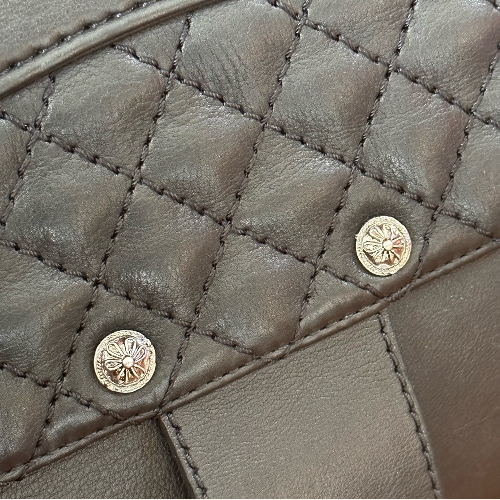 Chanel 2014 Black Quilted Calfskin Leather Paris-Dallas Ride Western Saddle Bag - Picture 12 of 15